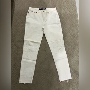 Karl Lagerfeld Cream Denim Pants size 6
